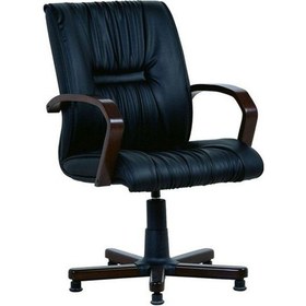 Resim Koltukstilim Naxos Ahşap Misafir Koltuğu Siyah 