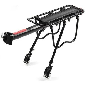 Resim Bisiklet Arka Bagaj Alüminyum Siyah 