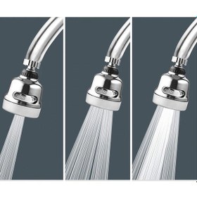 Resim Filtreli Krom 3 Fonksiyonlu Oynar Musluk Başlığı - 360 Derece Dönebilen Krom 