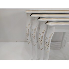 Resim Zigon Avangard Aslan Model Parlak Beyaz Lüx Kayın Torna Oymalı A (422099498) 