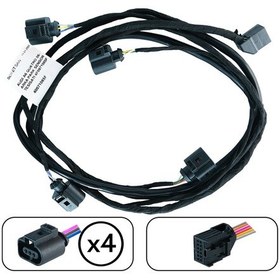 Resim Audi A6 Quattro 2006- Arka Park Sensör Tesisatı 4f0971085f 