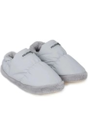 Resim Peluche 2025 Gri Çocuk Ev Ayakkabısı Panduf 