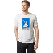 Resim Helly Hansen Hp Race Graphic Erkek Beyaz Tişört 