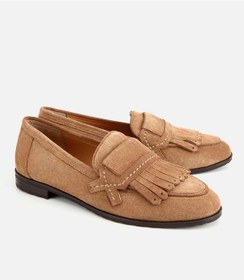 Resim Hotiç Kadın Süet Deri Vizon Püskül Detaylı Klasik Loafer 01ayh321360a450 01ayh321360a450 Vizon 