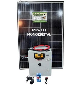 Resim Taşınabilir Güneş Enerji Paketi 150w Güneş Paneli 80ah Akü 600w İnverter Tv Aydınlatma Paketi 
