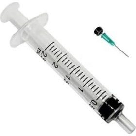 Resim Ayset - 2.5 Ml 3 Parça Yeşil Kısa İğneli Enjektör 21g X 16 Mm 10 