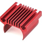 Resim Xindoker Trax4 Ve Trax4-m 1/18 Rc Paletli Araçlar İçin Kırmızı Alüminyum Motor Soğutma Sistemi 
