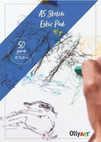 Resim Ollyart Eskiz Blok A5 50 Yaprak 90 G 