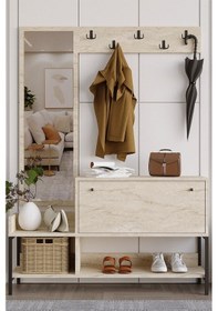 Resim Decormet Nonso Ayakkabılık Travertine Diğer 