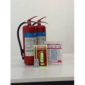 Resim Vallentina 6kg Tozlu Yangın Söndürme Cihazı Ruhsata Uygun Tse-Hyb/ce Belgeli(Talimat-Levha-Askı Aparatlı)-2 ADET 