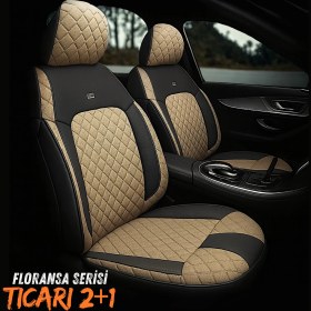 Resim Citroen C5 2009 ve Sonrası Sedan Floransa Serisi Eviza Ticari 2+1 Bej Siyah 