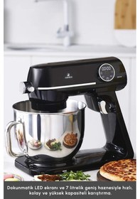 Resim Karaca Multichef Artisan Digital Ekran 1800 W 7 L Döküm Stand Mikser 