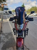 Resim Motocam Honda Nc 700 750 X Siperlik Ön Cam 2016 2020 Model 50cm Siyah Renkli 4mm Orta Boylu Cam 