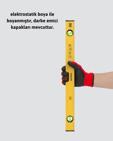 Resim Ilkeshop Hassas Ölçüm Sağlayan 600 Mm Sarı Su Terazisi 