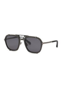 Resim Phılıpp Pleın Spp10 0584 55-23-145 Unisex Güneş Gözlüğü Siyah 