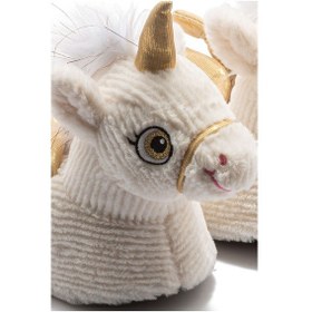 Resim Twigy Lio EE0559 Kadın Hayvanlı Panduf Beyaz 36/41 Beyaz 