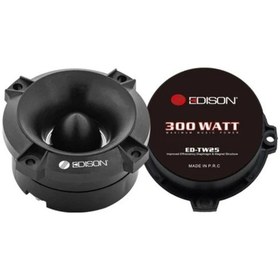 Resim Edison Tw-25 Spl Neodyum 8 CM Dome Tweeter 300W 60Rms Hoparlör 