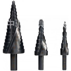 Resim Moveevo Ammonyak Siyah Spiral Tüp Matkap Ucu Seti, Üçlü Paket, 4-32mm, Triangular Sap, Dayanıklı Çelik, Hafif Ve Kullanımı Kolay 
