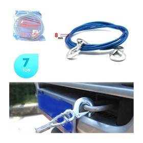 Resim Çekme Halatı Çelik 7 Ton Izoleli 4mt Oto Aksesuar Premium 