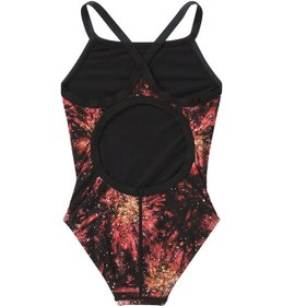 Resim Tyr Durafast Lite Diamondfit Kız Çocuk Mayo - Radiant Flare Kırmızı 