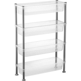 Resim Colizon Home Şeffaf Nostaljik 4 Lu Sebzelik 