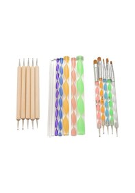 Resim 18 Adet Mandala Noktalama Araçları Seti Kabartma Kalemi Büyük Noktalama Çubukları 