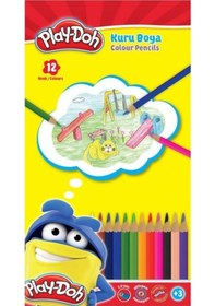 Resim Play-doh Kuru Boya Teneke Kutu 12 Renk Play-ku013 