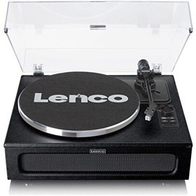 Resim Lenco LS-430 BK 4 Dahili Hoparlörlü Bluetoothlu Siyah Pikap 