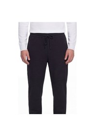 Resim Sabri Özel Giotelli Erkek Siyah Normal Kesim Regular Fit Viskon Fermuar Cepli Bel Lastikli Jogger Eşofman Altı 