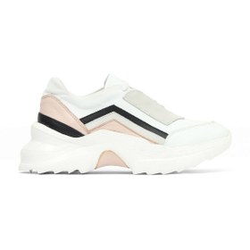 Resim BUENO Shoes Vizon Deri Kadın Dolgu Topuklu Spor Ayakkabı 01wq10104 