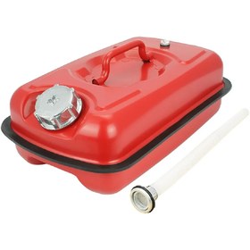 Resim BİTERSE Taşınabilir Yakıt Tankı Metal Benzin Bidonu Yatay 5 Litre 