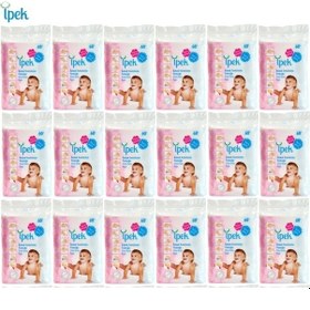 Resim İpek Maxi 60'lı 18 Paket Bebek Temizleme Pamuğu 