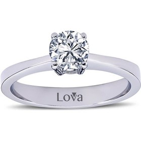 Resim Lova D Renk 0,62 Karat Pırlanta Tektaş Yüzük - HRD Sertifikalı 