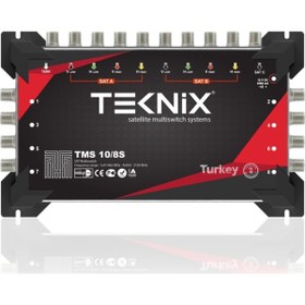 Resim Teknolıne 10x8 Sonlu Uydu Dağıtım Santrali Multiswitch 
