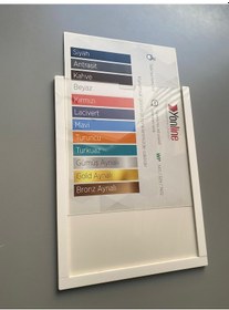 Resim 4 Adet A4 Beyaz Belge Sertifika Çerçevesi Föylük 