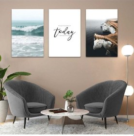 Resim Today 3'lü Mdf Tablo Set 