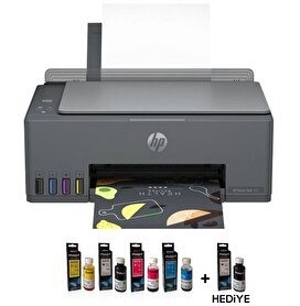 Resim HP Smart Tank 581 4A8D4A Wi-Fi - Tarayıcı - Fotokopi Photoink Mürekkepli Renkli Çok Fonksiyonlu Tank 