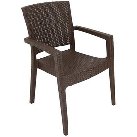 Resim Mandella Zeus Rattan Koltuk (4 Adet) Eko Kahverengi 
