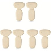 Resim Fochsia 3 Çift Ayarlanabilir Topuklu Ve Günlük Ayakkabı İçin Nasır Önleyici Tabanlık Bej 