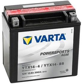 Resim Ytx14-bs Varta 12v 12ah Mercedes Bmw Besleme Güç Aküsü 