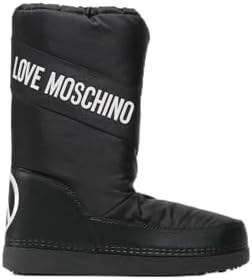 Resim Love Moschino Suya Dayanıklı Logolu Büzgülü Kar Botu KAR BOTU JA24032G1HISA000 