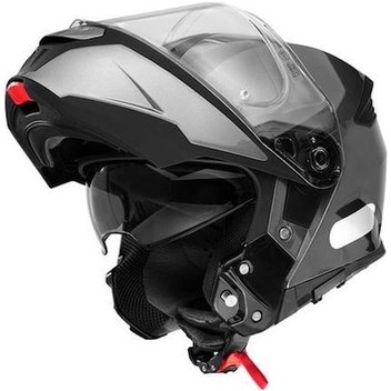 Ncr Stream Gri Robot Siyah Vizörlü Kapalı Kask Ece-06 Gri Gri