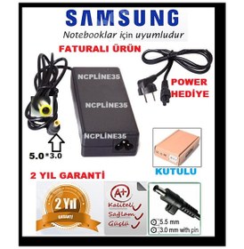 Resim Samsung Laptop Notebook Uyumlu Iğne Uçlu Şarj Şarz Aleti 19V4.74A 