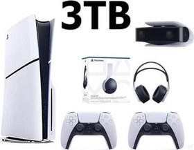 Resim Playstation 5 Slim Cd Edition 3TB +2.Dualsense Kol +Kamera+ 3D Plus Kulaklık 