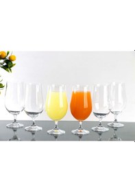 Resim Plt Design Lav Kristal 6 Kokteyl-meşrubat Bardağı Gst173f 