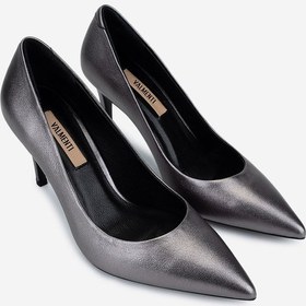 Resim Valmenti Kadın Hakiki Deri Antrasit Stiletto Ayakkabı 1160 26330 Bn Ayk Sk25-26 Antrasıt Antrasit 