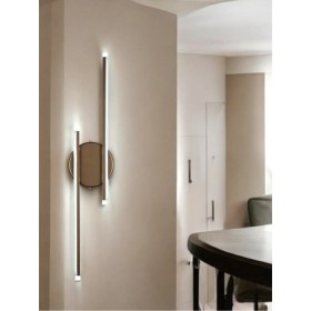 Resim Sare Aplik Modern Tasarım Kahverengi Gün Işığı Ledli Banyo - Mutfak - Salon LED Duvar Aplik 