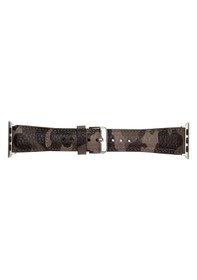 Resim Bouletta Apple Uyumlu Watch Deri Kordon 42-44-45 MM Kamuflaj Bej 