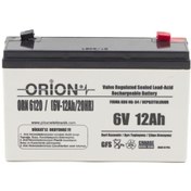 Resim Orion Orn6120 6v 12ah Bakımsız Kuru Akü 