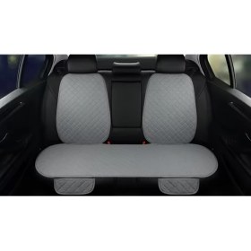Resim Volkswagen T-Roc Tay Tüyü Oto Koltuk Minder Seti - Koltuk Koruma Kılıfı (Ön-Arka Tam Set 5'li) 